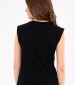 Women T-Shirts - Tops Military.Vest Black Cotton Superdry