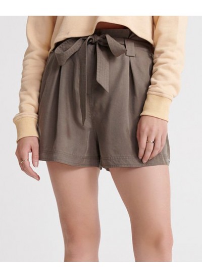 Women Skirts - Shorts Paper.Bag Olive Superdry