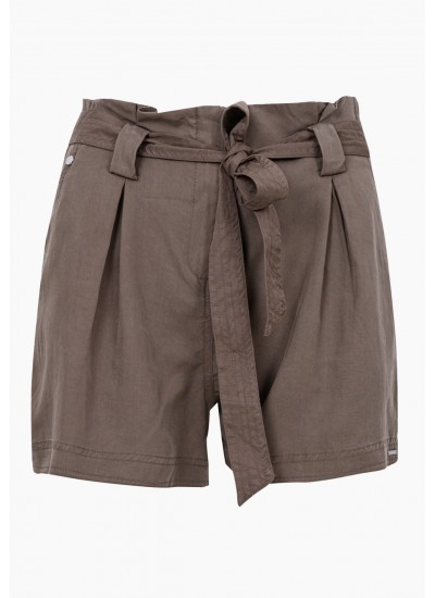 Women Skirts - Shorts Paper.Bag Olive Superdry