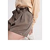 Women Skirts - Shorts Paper.Bag Olive Superdry Women Skirts - Shorts Paper.Bag Olive Superdry