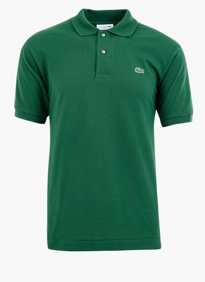 Ανδρικές Μπλούζες L1212 Πράσινο Βαμβάκι Lacoste