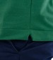 Men T-Shirts L1212 Green Cotton Lacoste