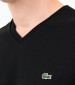 Ανδρικές Μπλούζες Shirt.V Μαύρο Βαμβάκι Lacoste