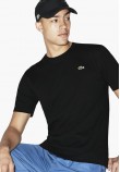 Men T-Shirts Sport.Br Black Cotton Lacoste