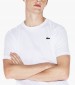 Men T-Shirts Sport.Br White Cotton Lacoste