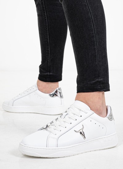 Γυναικεία Παπούτσια Casual Galaxy.S Άσπρο Δέρμα Windsor Smith
