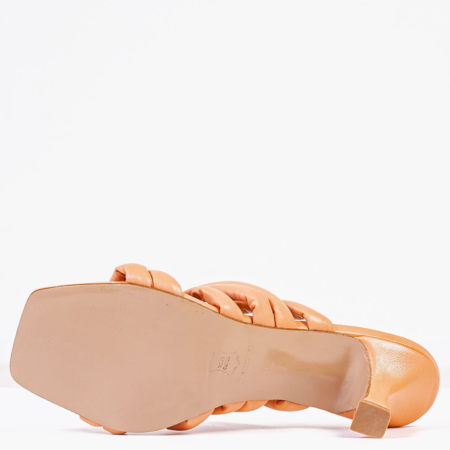 Women Mules 45.152 Somon Leather MAKIS KOTRIS Women Mules 45.152 Somon Leather MAKIS KOTRIS