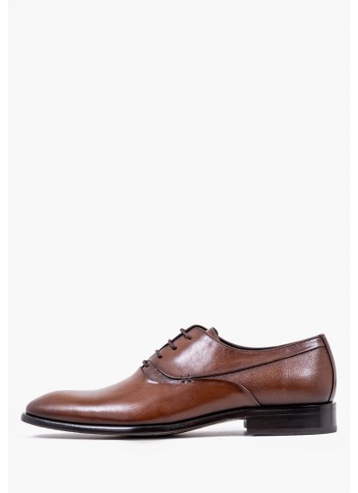 Men Shoes 4210 Brown Leather Perlamoda