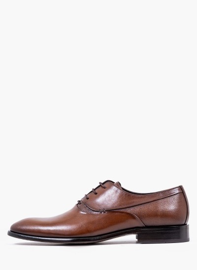 Men Shoes 4210 Brown Leather Perlamoda