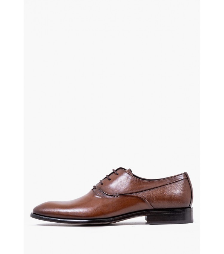 Men Shoes 4210 Brown Leather Perlamoda