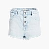 Women Skirts - Shorts Alexia LightBlue Cotton Guess Women Skirts - Shorts Alexia LightBlue Cotton Guess