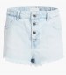 Women Skirts - Shorts Alexia LightBlue Cotton Guess