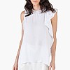 Women T-Shirts - Tops Awater White Silvian Heach T-Shirts - Tops Silvian Heach Awater-White