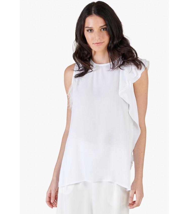 Women T-Shirts - Tops Awater White Silvian Heach