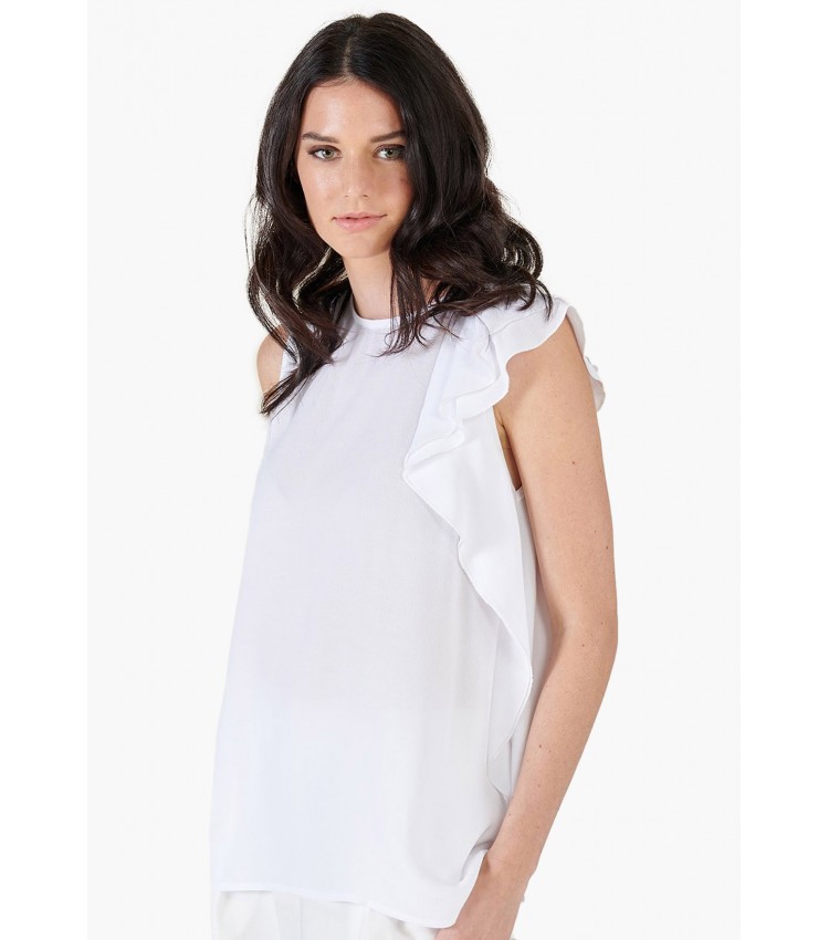 Women T-Shirts - Tops Awater White Silvian Heach