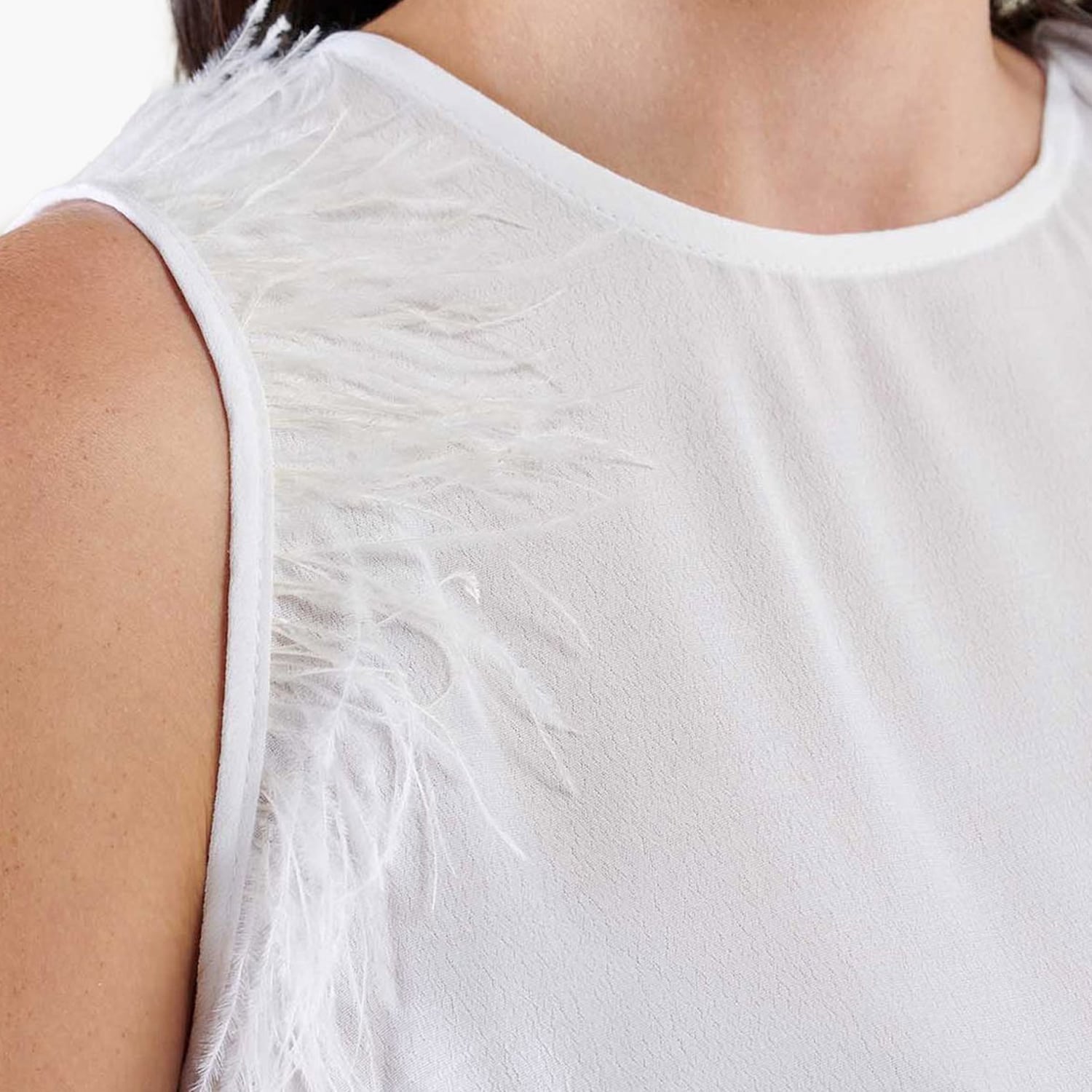 Women T-Shirts - Tops Awater White Silvian Heach T-Shirts - Tops Silvian Heach Awater-White