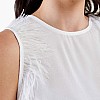 Women T-Shirts - Tops Awater White Silvian Heach Women T-Shirts - Tops Awater White Silvian Heach