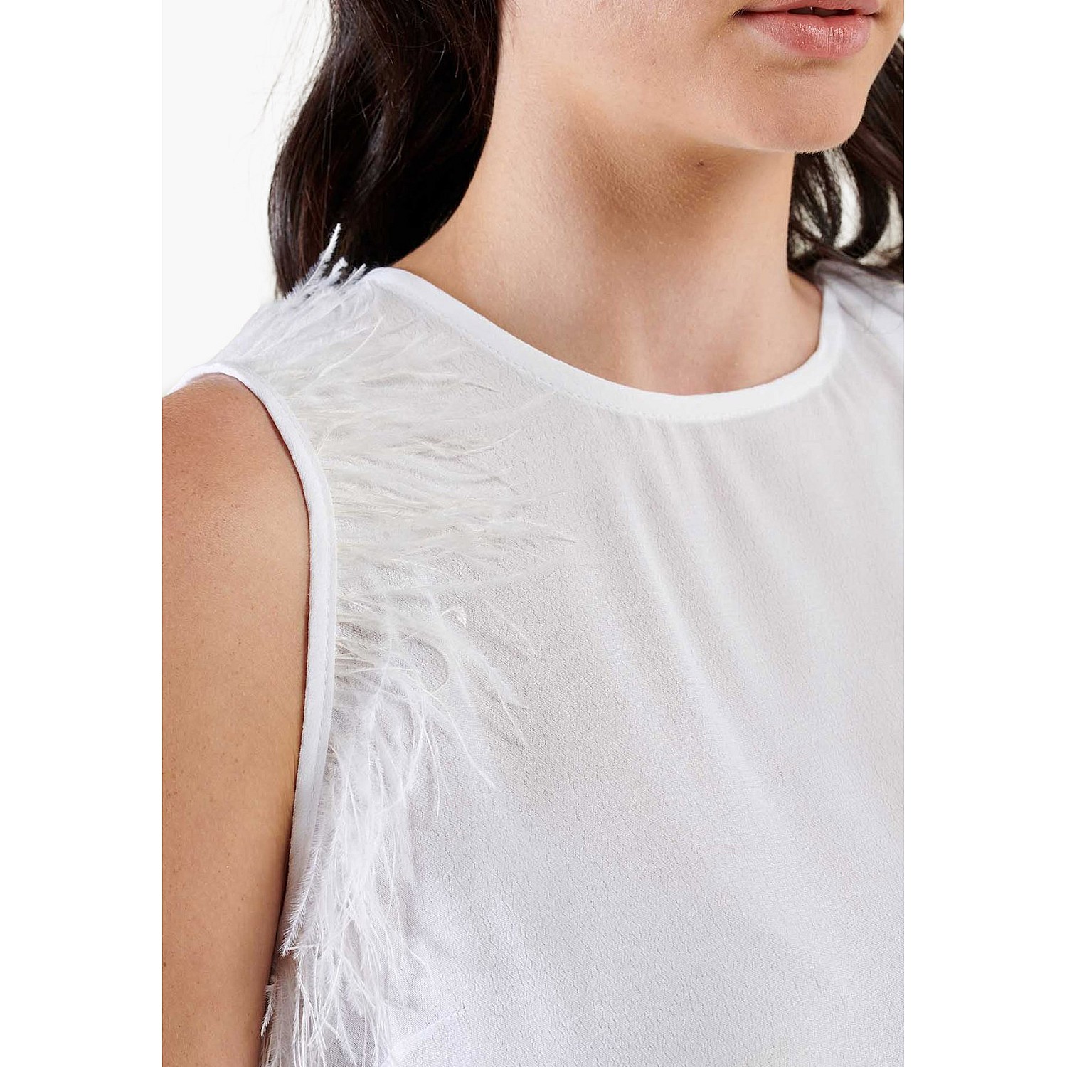 Women T-Shirts - Tops Awater White Silvian Heach Women T-Shirts - Tops Awater White Silvian Heach