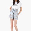 Women Skirts - Shorts Kenly LightBlue Polyester Silvian Heach Women Skirts - Shorts Kenly LightBlue Polyester Silvian Heach