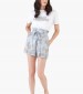 Women Skirts - Shorts Kenly LightBlue Polyester Silvian Heach