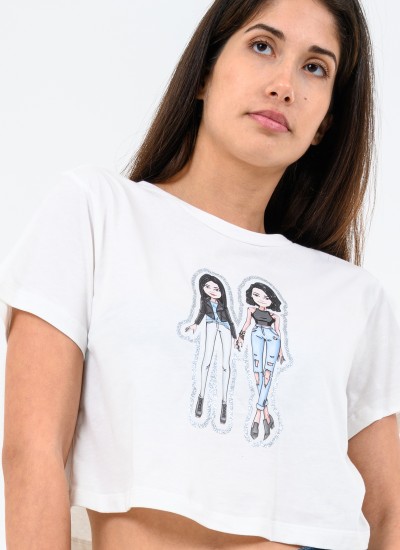 Women T-Shirts - Tops Bitmoj White Cotton Kendall+Kylie