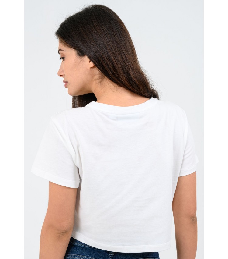 Women T-Shirts - Tops Bitmoj White Cotton Kendall+Kylie