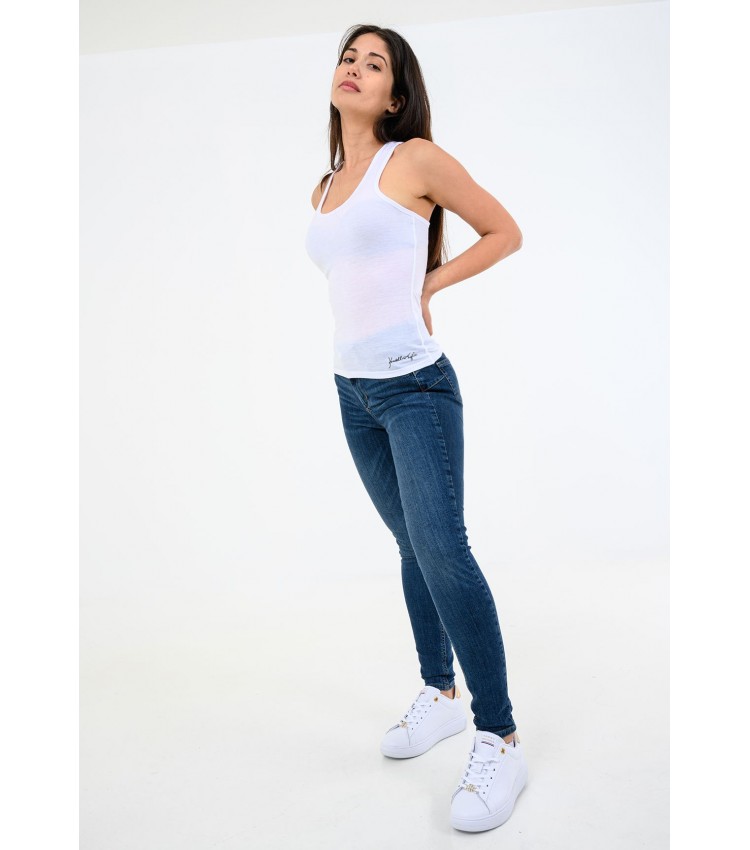 Women T-Shirts - Tops Classic.Tee White Polyester Kendall+Kylie