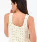 Women T-Shirts - Tops Lace.Tank Beige Cotton Kendall+Kylie