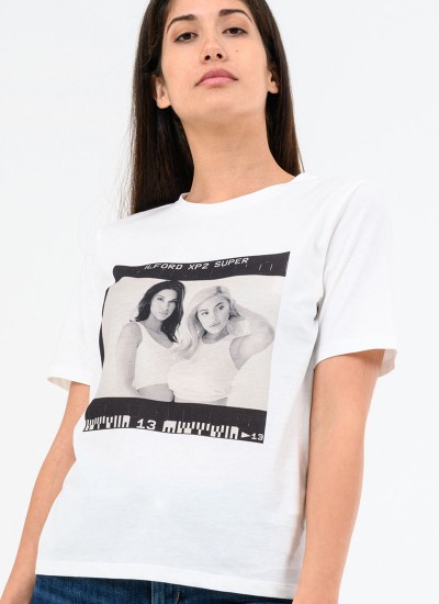 Women T-Shirts - Tops Bitmoj White Cotton Kendall+Kylie