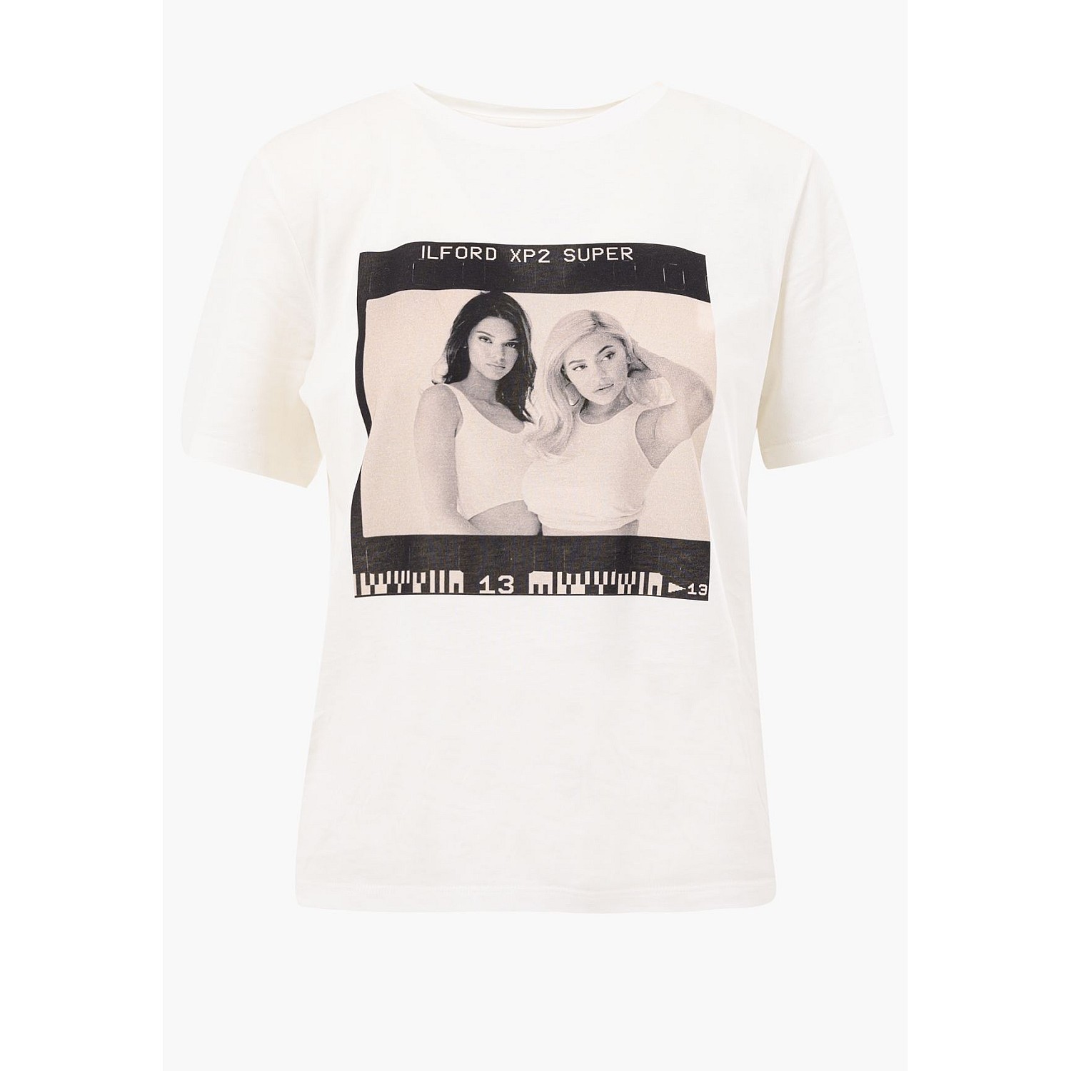 Γυναικείες Μπλούζες - Τοπ Photo.Square Άσπρο Βαμβάκι Kendall+Kylie