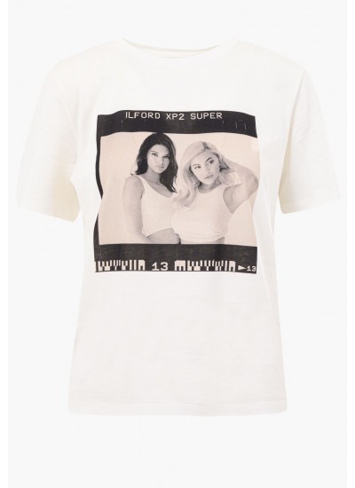 Women T-Shirts - Tops Photo.Square White Cotton Kendall+Kylie