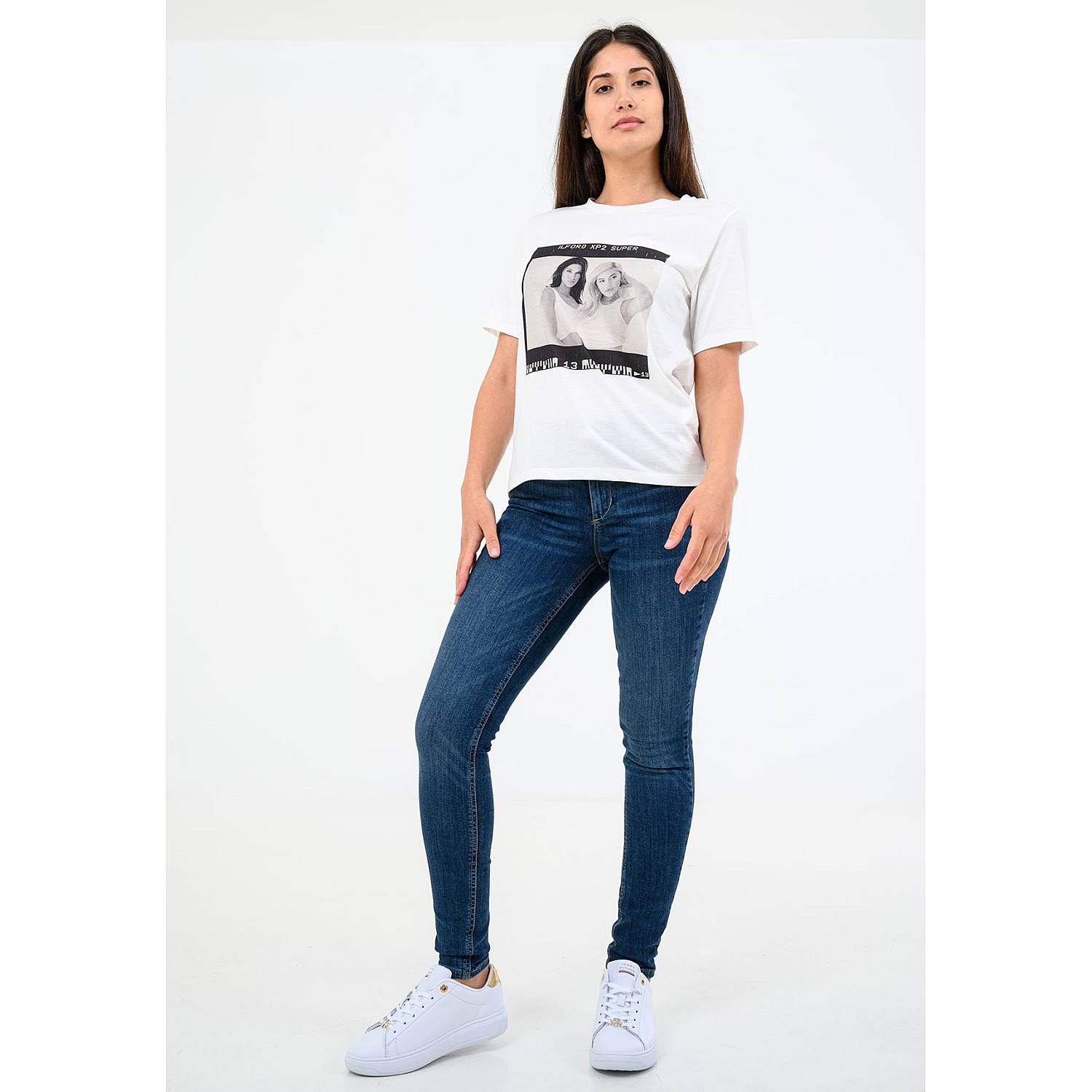 Μπλούζες - Τοπ Kendall+Kylie Photo.Square-White