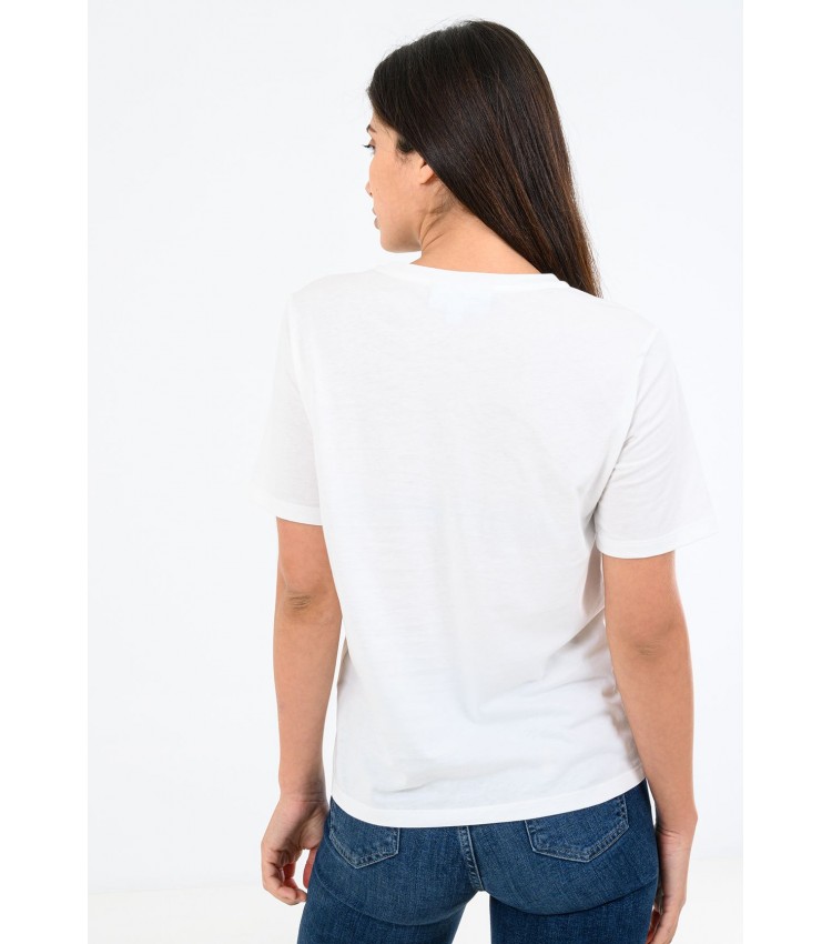 Women T-Shirts - Tops Photo.Square White Cotton Kendall+Kylie