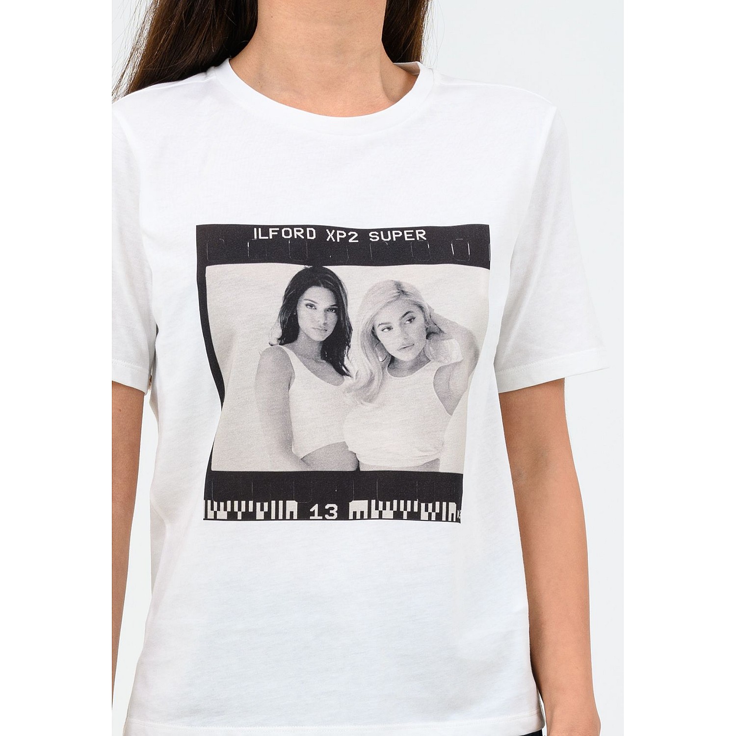 Μπλούζες - Τοπ Kendall+Kylie Photo.Square-White