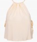 Women T-Shirts - Tops Ribbon.Tie Beige Kendall+Kylie