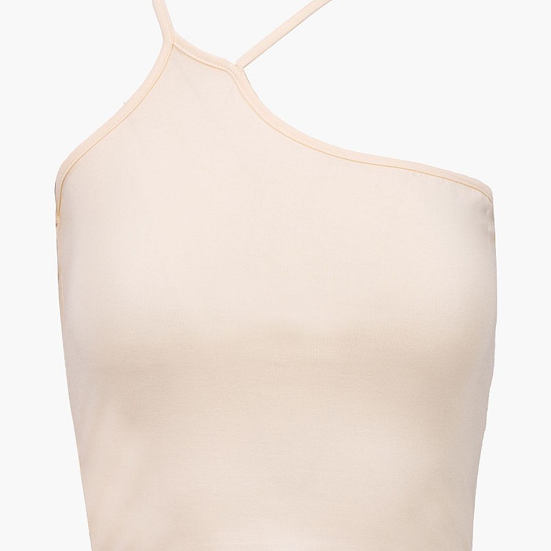Γυναικείες Μπλούζες - Τοπ Top.Asymmetric Μπεζ Rayon Kendall+Kylie