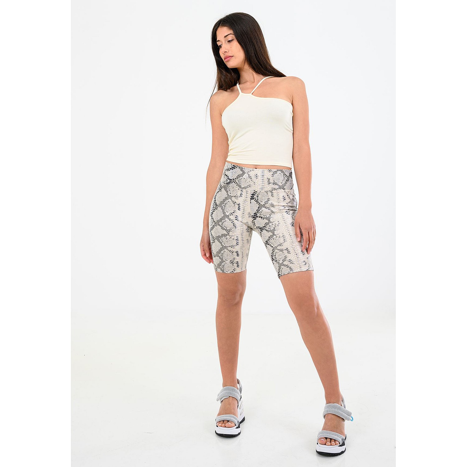 Γυναικείες Μπλούζες - Τοπ Top.Asymmetric Μπεζ Rayon Kendall+Kylie Μπλούζες - Τοπ Kendall+Kylie Top.Asymmetric-Beige