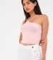 Women T-Shirts - Tops Top.Asymmetric Pink Kendall+Kylie