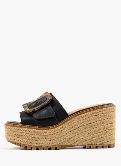 Γυναικείες Πλατφόρμες Ψηλές Livi Μαύρο Δέρμα Sam Edelman