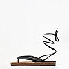 Women Flats Bahamas.Sn Black ECOleather The Holy Beach