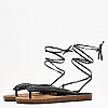 Women Flats Bahamas.Sn Black ECOleather The Holy Beach