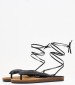 Γυναικεία Flats Bahamas.Sn Μαύρο ECOleather The Holy Beach