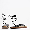 Women Flats Bahamas.Sn Black ECOleather The Holy Beach
