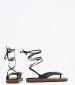 Γυναικεία Flats Bahamas.Sn Μαύρο ECOleather The Holy Beach