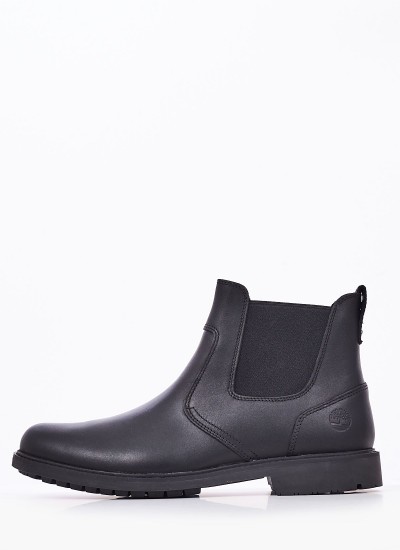 Ανδρικά Μποτάκια 5551R Μαύρο Δέρμα Timberland