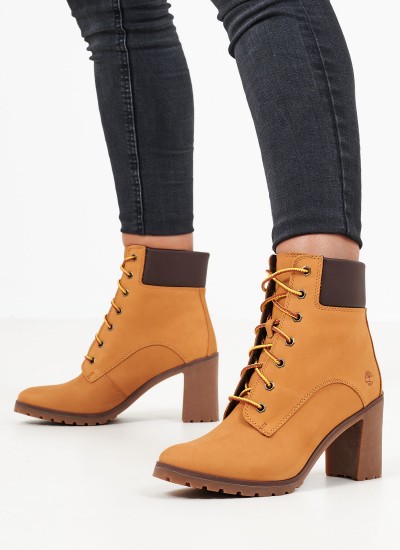 Γυναικεία Μποτάκια A2JRQ Μαύρο Δέρμα Timberland