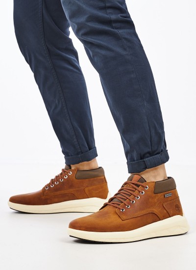 Ανδρικά Μποτάκια A2817 Καφέ Δέρμα Νούμπουκ Timberland