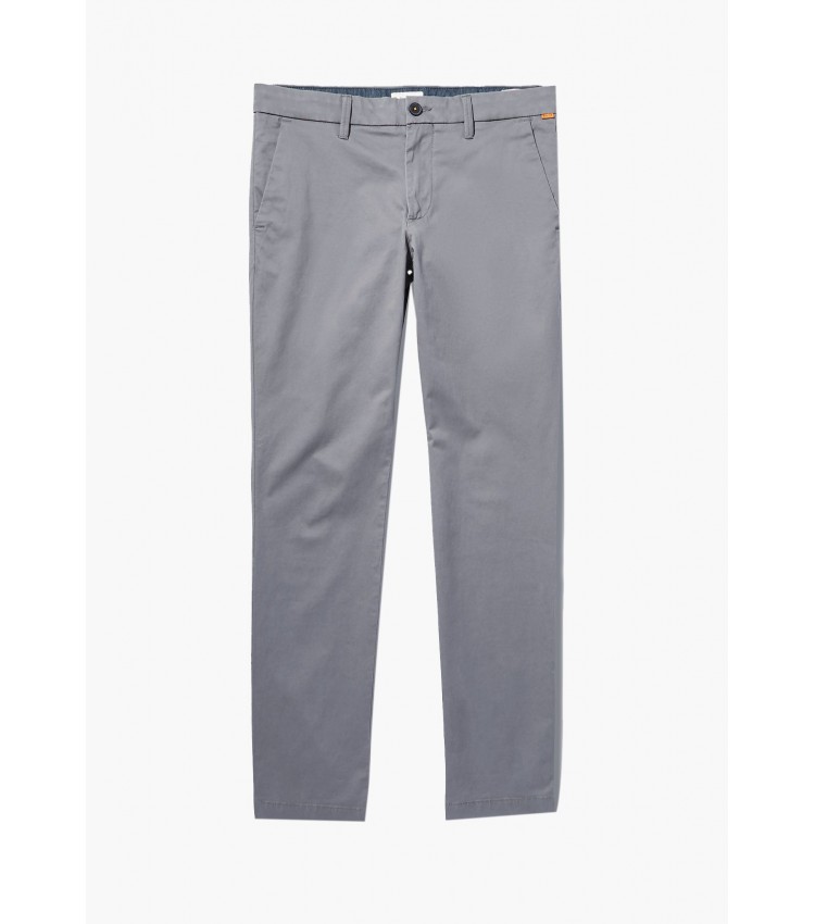 Men Pants A2BYY Grey Cotton Timberland