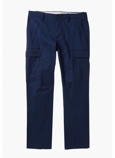 Men Pants A2CZH DarkBlue Cotton Timberland