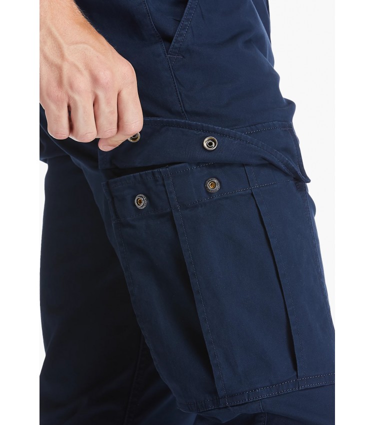 Men Pants A2CZH DarkBlue Cotton Timberland